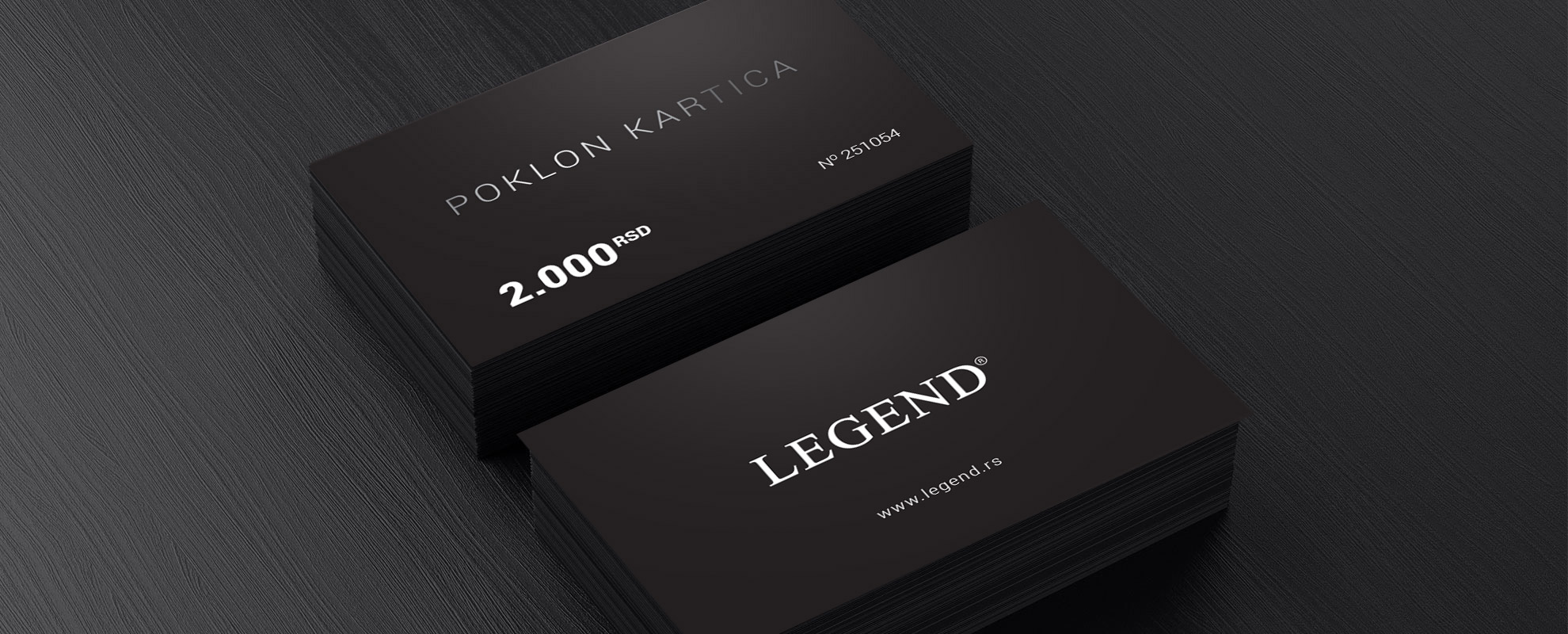 Legend WW poklon kartica