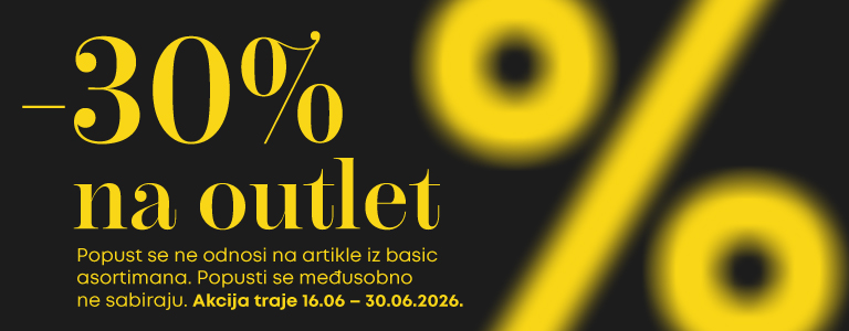 Outlet -30% 16.06-30.06