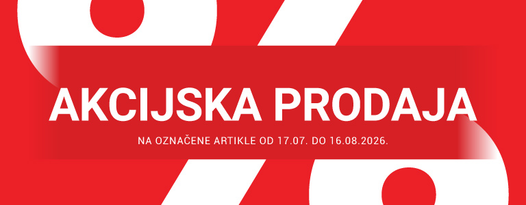 Akcijska prodaja 17.07. - 16.08.